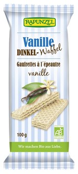 WAFLE ORKISZOWE Z NADZIENIEM WANILIOWYM BIO 100 g - RAPUNZEL - Rapunzel