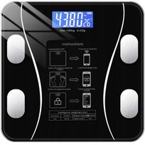 Waga Analityczna Łazienkowa 180kg Bluetooth Elektroniczna BT Inteligentna