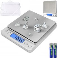 WAGA JUBILERSKA 500g 0,01g ELEKTRONICZNA DOMOWA PRECYZYJNA LCD KUCHENNA