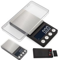 WAGA JUBILERSKA ELEKTRONICZNA PRECYZYJNA KUCHENNA PODŚWIETLANA 500G 0,01G