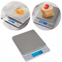 Waga Jubilerska Kuchenna Max 500g Srebrna Precyzyjna Cyfrowa do 0,5kg 0,1g Inna marka