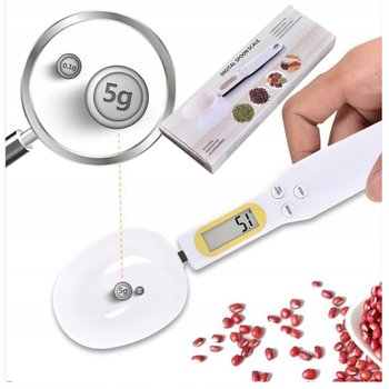 Waga Kuchenna Elektroniczna Łyżka Do Ważenia Z Lcd Z Miarką Max 500g - Inny producent