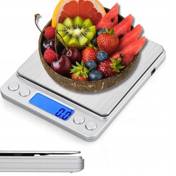 Waga Kuchenna Elektroniczna Z Miską Precyzyjna 0,01G Ekran Lcd + Baterie - NTN