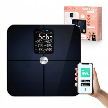 Waga Łazienkowa Analityczna 16 Parametrów Apple Health, Google Fit, IF1321C - Metrex