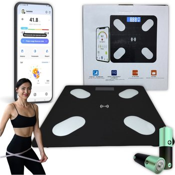 Waga Łazienkowa Analityczna Smart 200Kg, Bmi, Tłuszcz, Mięśnie, Aplikacja - Medi Sleep