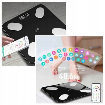WAGA ŁAZIENKOWA ANALITYCZNA SMART 25W1 APK LCD 180 KG - ŚLEDŹ SWOJE POSTĘPY - FitVibe