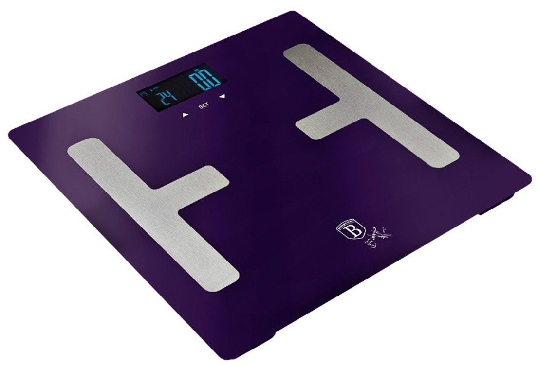 Waga łazienkowa BERLINGER HAUS Bodyfat Max Purple Metallic Line ...