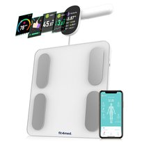 Waga łazienkowa elektroniczna pomiar tłuszczu wody BMI bluetooth aplikacja