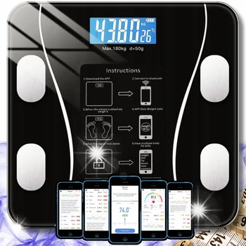 WAGA ŁAZIENKOWA INTELIGENTNA ANALITYCZNA SMART 25w1 + ANDROID iOS + BATERIE - inna (Inny)