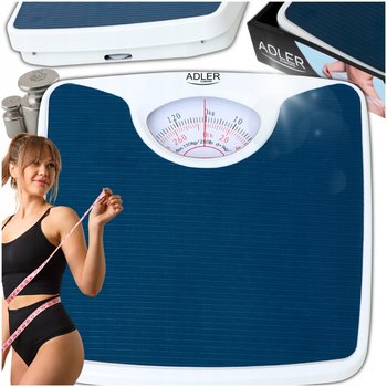 Waga łazienkowa mechaniczna do 130kg analogowa klasyczna prosta obsługa - Adler