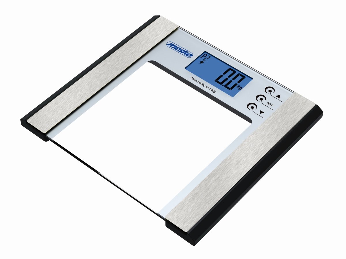 Waga łazienkowa MESKO MS 8146 łazienkowa zanalizatorem BMI