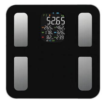 Waga łazienkowa ORO-BLUETOOTH H SMART BLACK - Oromed