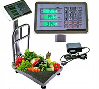 WAGA MAGAZYNOWA SKLEPOWA ELEKTRONICZNA 300KG PLATFORMA LCD AKUMULATOR