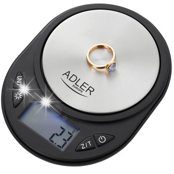 WAGA PRECYZYJNA ELEKTRONICZNA JUBILERSKA LED 0.1g 750g - Adler