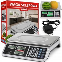 WAGA SKLEPOWA 40KG / 2g ELEKTRONICZNA KUCHENNA GASTRONOMICZNA MAGAZYNOWA Inna marka