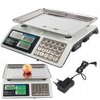 Waga Sklepowa Elektroniczna Kalkulacyjna 40Kg Pl