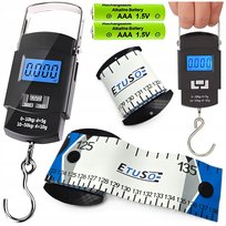 Waga Wędkarska Karpiowa 50kg + Miarka 138cm Zestaw do Mierzenia Ważenia Ryb