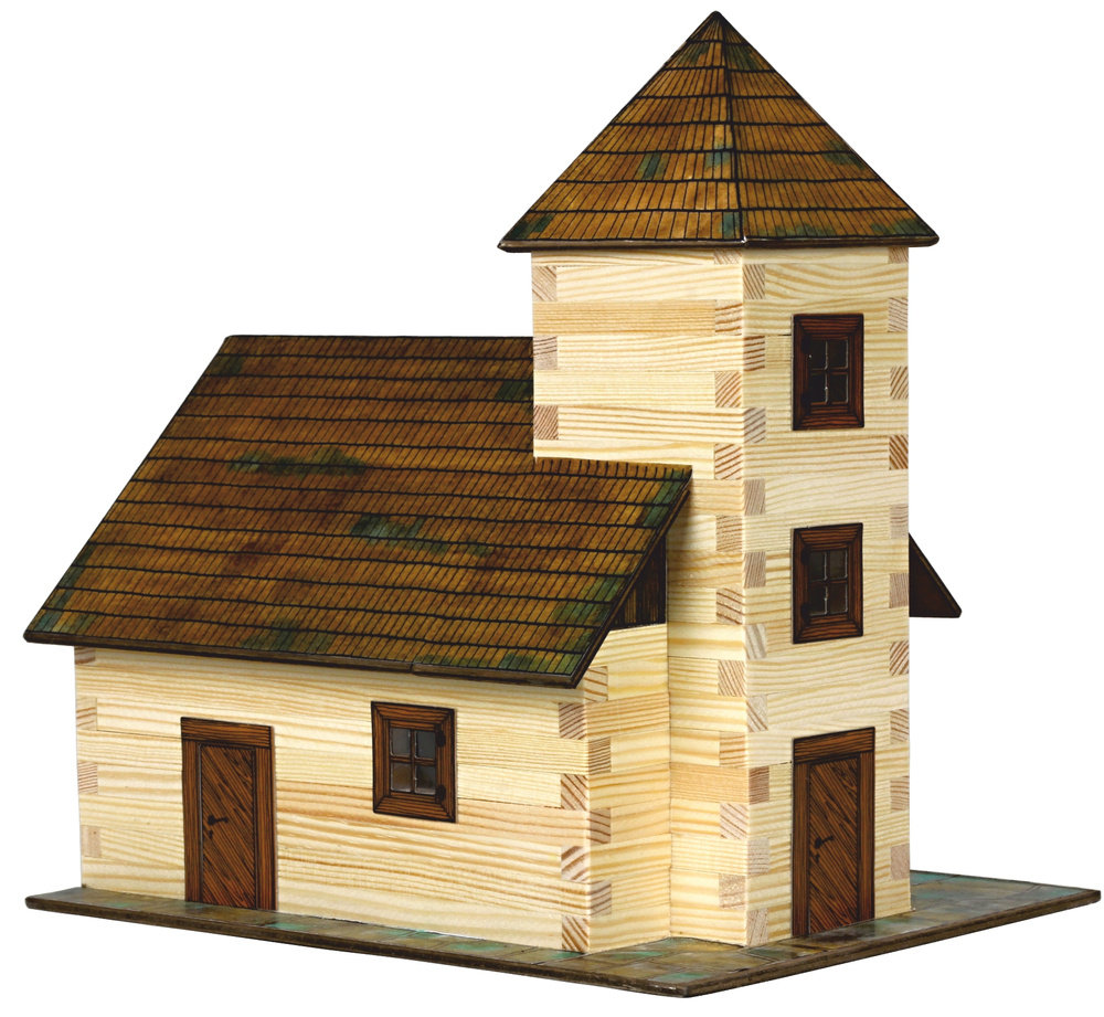 Zdjęcia - Puzzle 3D Walachia Skĺ‚Adany Drewniany Model 3D - Koĺ›Ciăłĺ‚ 