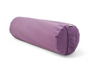 wałek do jogi, bolster, wałek z łuską gryki - fioletowy