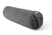 wałek do jogi, bolster, wałek z łuską gryki - szary