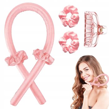 Wałek Do Kręcenia Włosów Loków Papiloty Opaska Lokówka +Spinka Klamra Gumka - Lewer