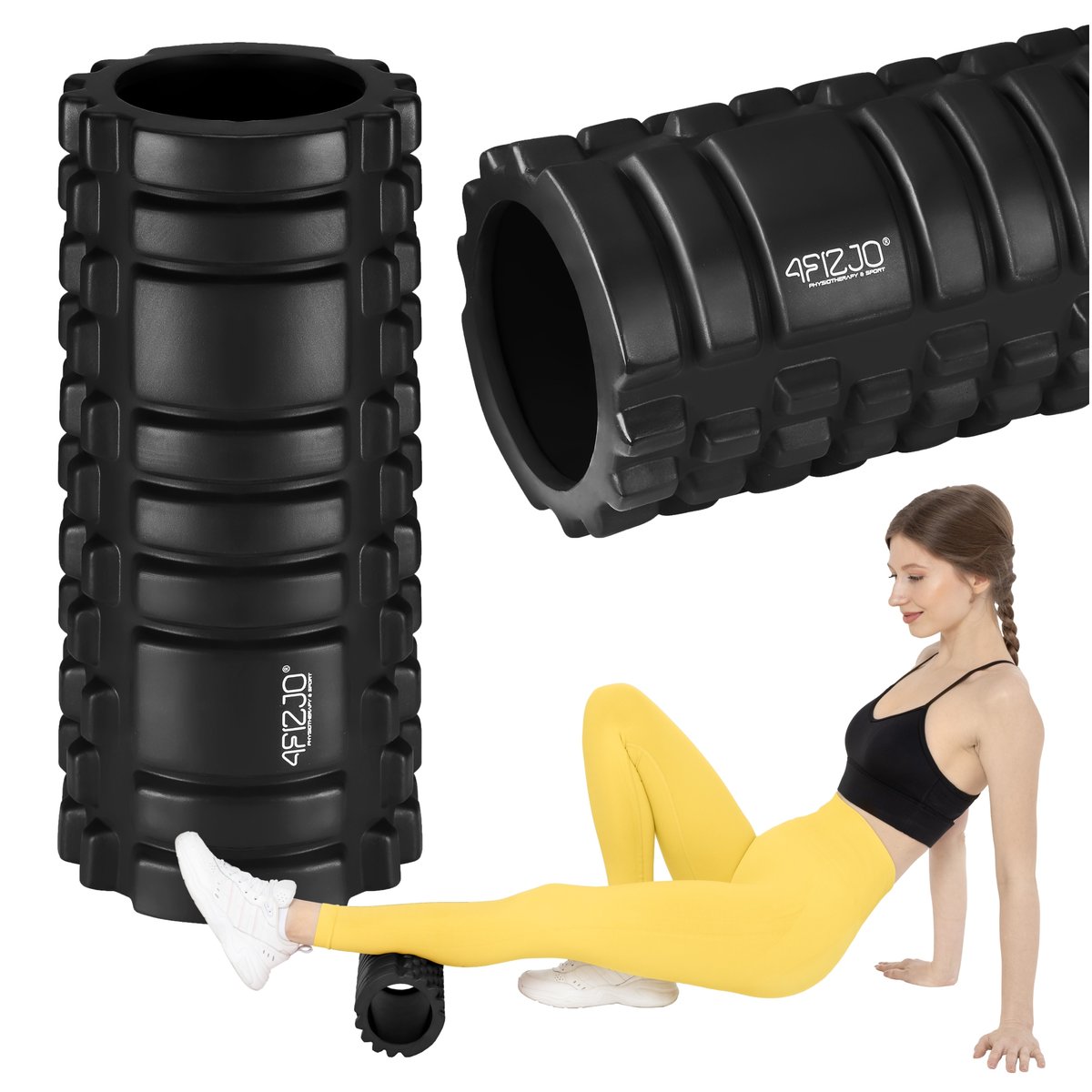 Wałek do masażu Roller Eva Black
