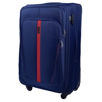 Walizka Duża Miękka z Codury Granatowy - DIAMOND