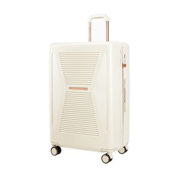 Walizka Duża Podróżna Na Kółkach Policarbon Twarda PUCCINI Biała PC031A-0 - PUCCINI