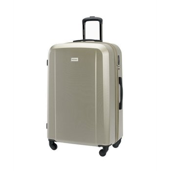 Walizka Duża Podróżna Na Kółkach Twarda ABS PUCCINI Szampańska ABS022A-6C - PUCCINI