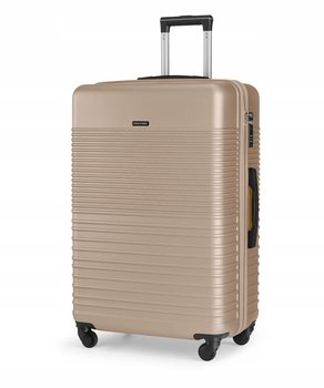 Walizka Duża Podróżna Twarda PUCCINI Na Kółkach PUCCINI Szampańska ABS028A-6C - PUCCINI