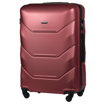 Walizka Duża Twarda z ABS-u Burgundowy - DIAMOND