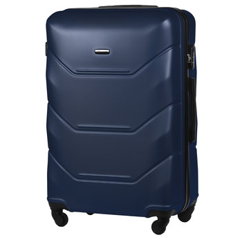 Walizka Duża Twarda z ABS-u Granatowy - DIAMOND