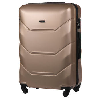 Walizka Duża Twarda z ABS-u Szampański - DIAMOND