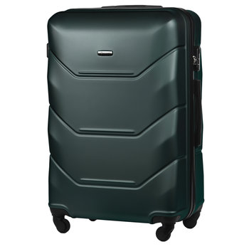 Walizka Duża Twarda z ABS-u Zielony - DIAMOND
