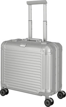 Walizka kabinowa biznesowa Travelite Next srebrna - Travelite