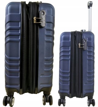 Walizka kabinowa na kółkach z poszerzeniem firmy SunBag model APUS 8082 EX - SunBag