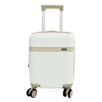 Walizka Kabinowa Podróżna Mała Solier Nokiro 16' Xs - Śmietankowy - Solier