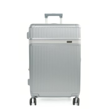 Walizka kabinowa podróżna mała Solier Nokiro 20' S - srebrny - Solier