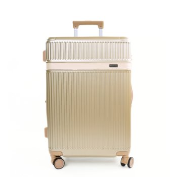 Walizka kabinowa podróżna mała Solier Nokiro 20' S - złoty - Solier