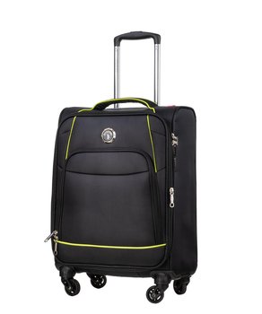 Walizka Kabinowa Podróżna Materiałowa Na Kółkach PUCCINI Czarna EM50450C 1 - PUCCINI
