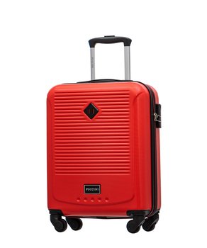 Walizka Kabinowa Podróżna Na Kółkach Twarda ABS PUCCINI Czerwona ABS016C 3 - PUCCINI