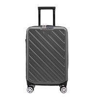 Walizka Kabinowa Składana 36L Bagaż Podręczny z Szyfrem Ciemnoszary Timeless Tools