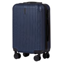 Walizka kabinowa WINGS: Pojemna twarda wytrzymała podróż ABS+ 4 kółka