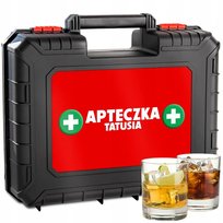 Walizka Narzędziowa Na Alkohol APTECZKA TATUSIA Dla Taty Dzień Ojca WZORY