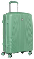 Walizka podróżna duża twarda ABS bagaż na kółkach mocna Peterson premium zielona