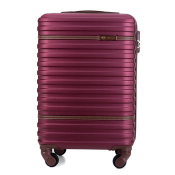 Walizka Podróżna Mała Abs Stl957 Bordowa Kabinowa 33 L - Solier Luggage