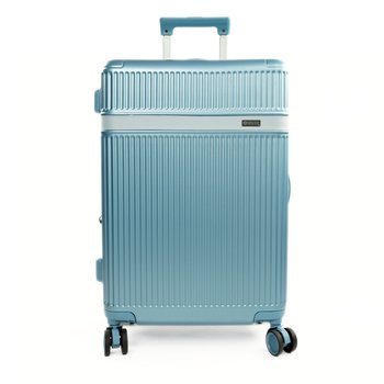 Walizka podróżna średnia twarda Solier Nokiro 24' M - niebieski - Solier