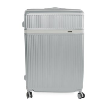 Walizka podróżna twarda duża Solier Nokiro 28' XL - srebrny - Solier