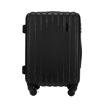 Walizka podróżna twarda mała Abs Stl902 czarna 38 L - Solier Luggage