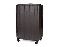 Walizka Podróżna Twarda Średnia Stl902 Ciemny Szary 58 L Solier Luggage